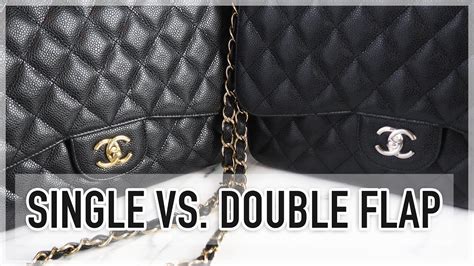 chanel maxi single flap size|Chanel single flap vs double.